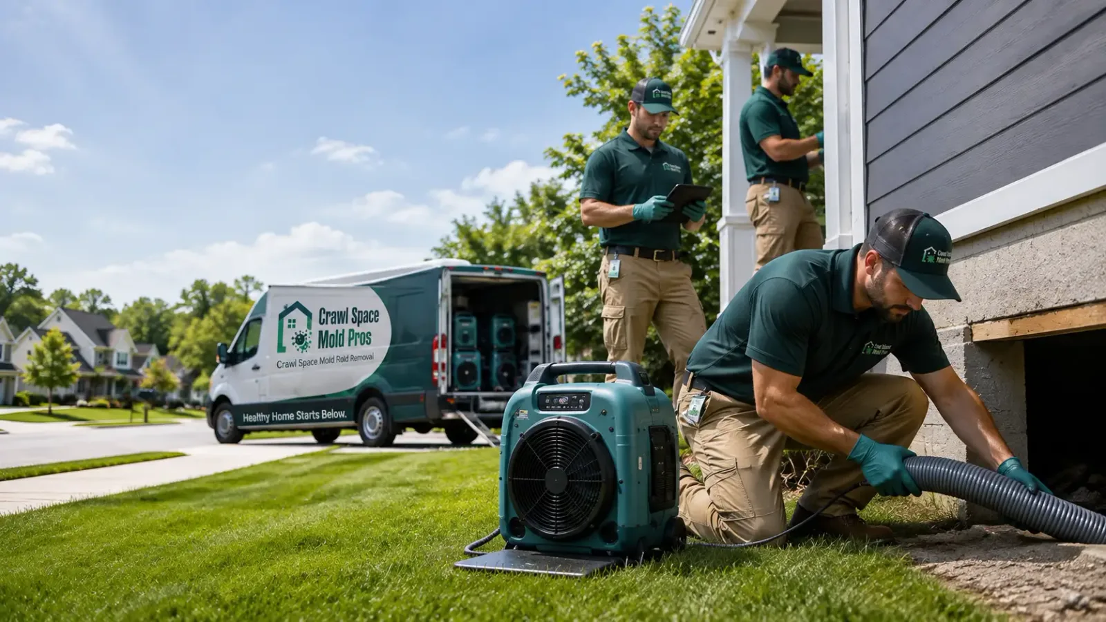 Crawl Space Mold Removal in Frankfort, KS